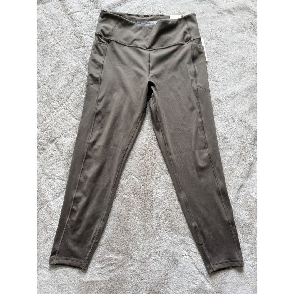 NWT Victoria's Secret Sport Essential 7/8 Leggings Olive Gray Size L